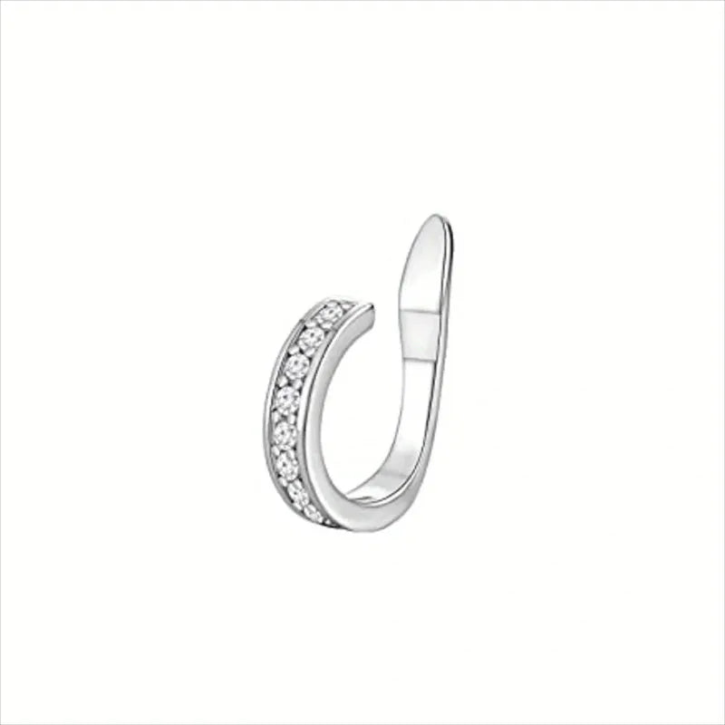 1Pc Hot Sale Cute Metal Leaf Earcuff Clips On Earring for Women Girls, No Fake Piercing Cartilage Earrings Ear Ring Without Hole