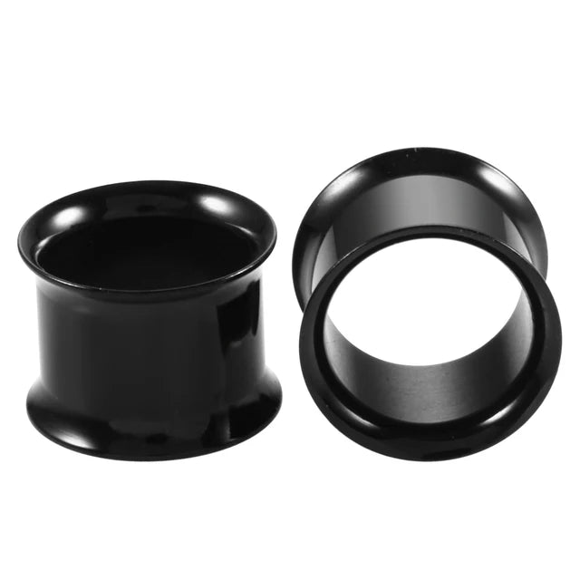 Doearko 2pcs 3-38mm Ear Plugs Tunnel Flesh Earring Gauges Hollow Piercing Tunnels Ear Expander Stretcher Body Jewelry