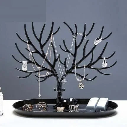 Jewelry Rack Antlers Earrings Necklaces Rings Display Bracelet Deer Jewelry Organizer Cases Stand Tray Tree Gifts For Women