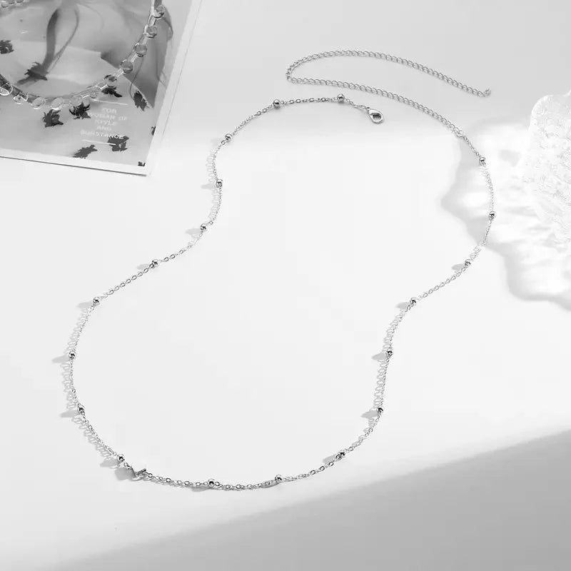 HipHop Double Layers Belly Chains for Women Y2K Gold Color Beach Bikini Waist Body Chain Jewelry Elegance Versatile Acessories
