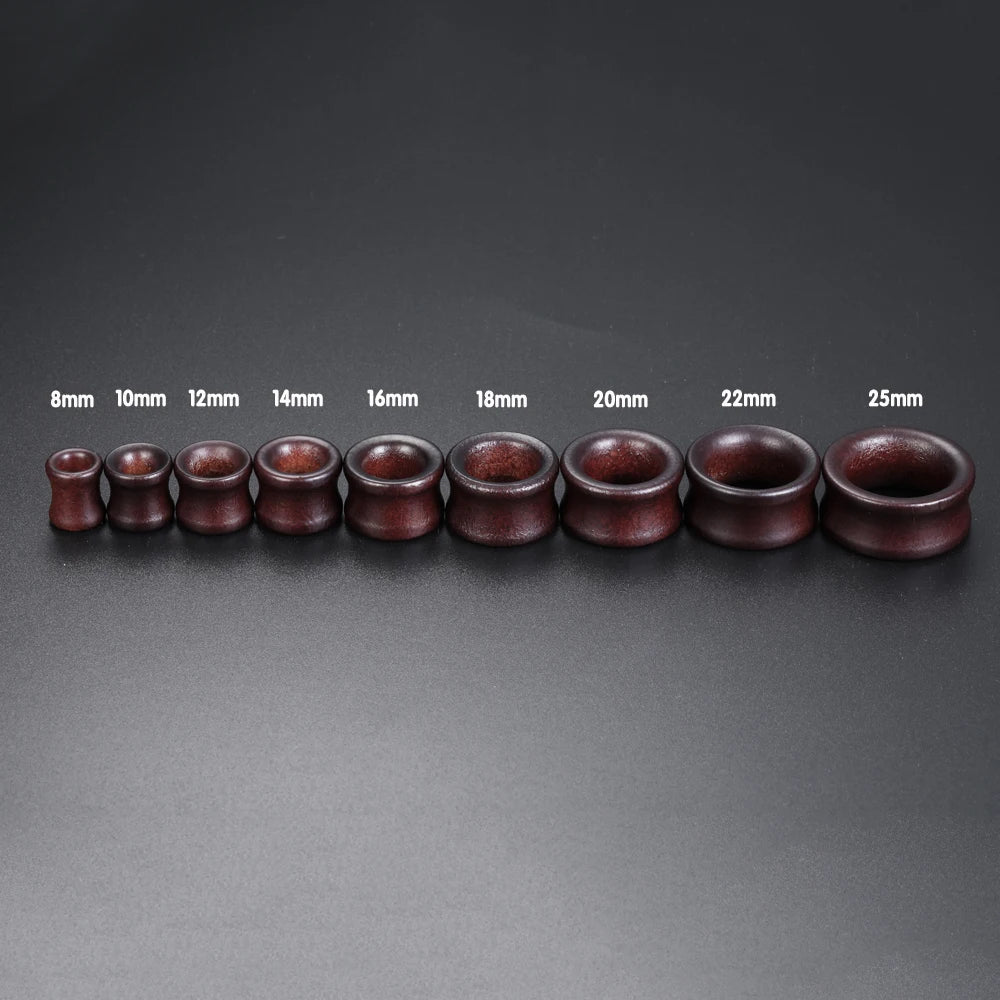 8-25mm Black Wood Plugs Body Jewelry Wooden Plugs For Ears Ear Gauges Tunel Piercing Ear Stretchers Plugs And Tunnels Wood 10mm