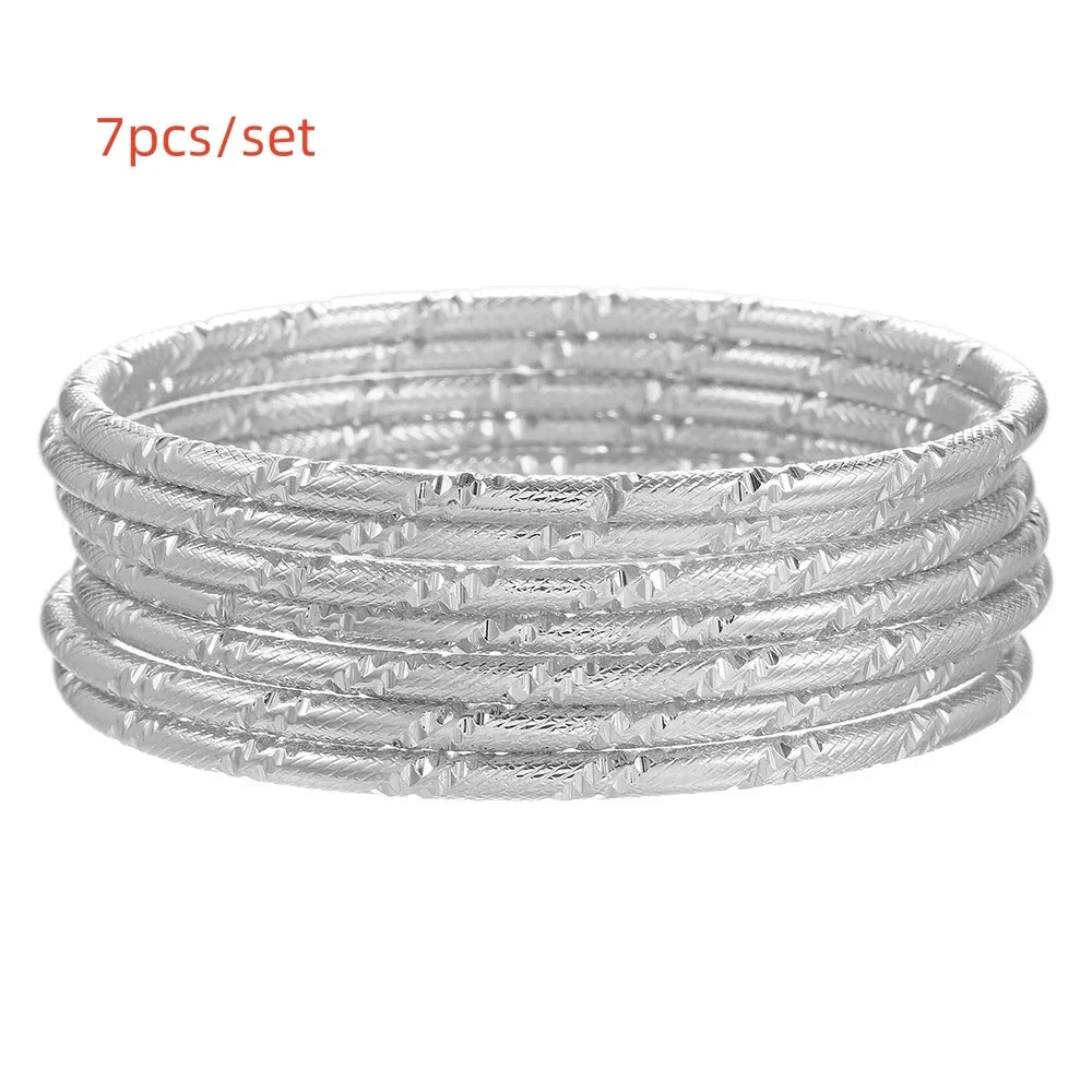 New Fashion Boho Punk 10Pcs/Sets Cuff Bracelets & Bangles For Women Love Pulseiras Bangle Set Feminina Jewelry Charm Gifts