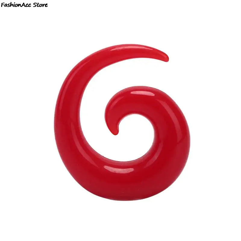 16Pcs/Set Fashion Snail Spiral Taper Flesh Tunnel Ear Stretcher Expander Stretching Plug