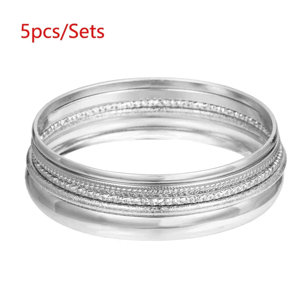 New Fashion Boho Punk 10Pcs/Sets Cuff Bracelets & Bangles For Women Love Pulseiras Bangle Set Feminina Jewelry Charm Gifts