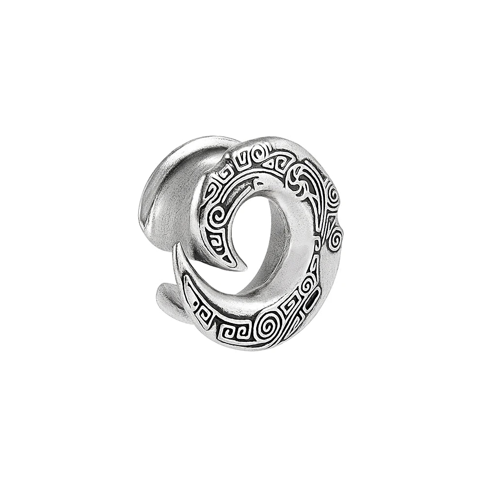1-2PCS Dragon Vintage Amulet Ear Tunnels&Plugs Expander Weight Ear Gauges Stretchers Earring Copper Piercing Body Jewelry8-25mm
