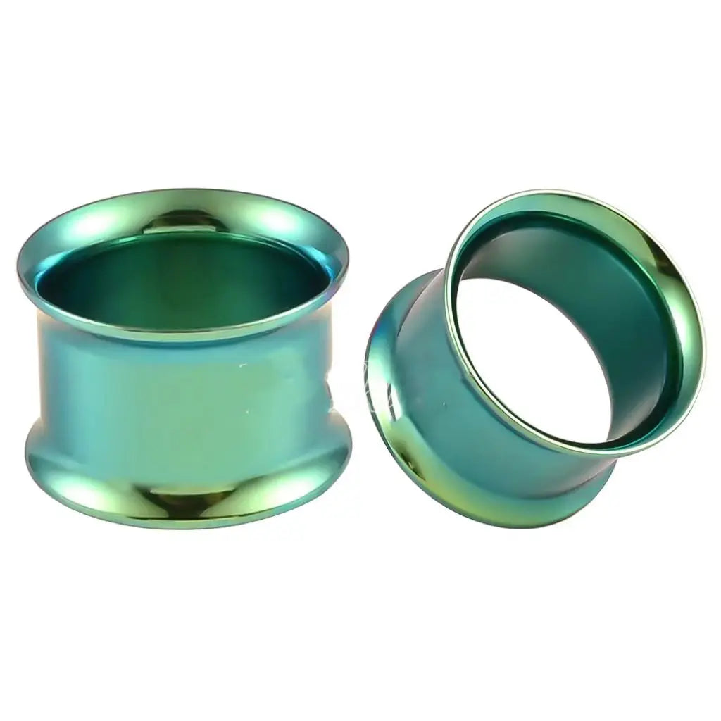 Doearko 2pcs 3-38mm Ear Plugs Tunnel Flesh Earring Gauges Hollow Piercing Tunnels Ear Expander Stretcher Body Jewelry